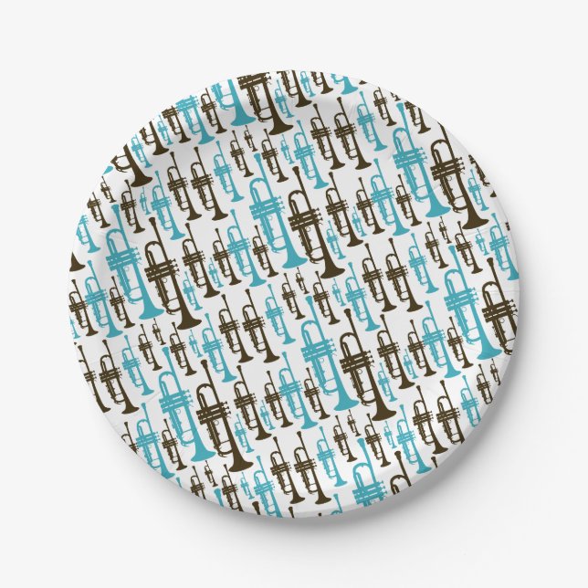 Prato De Papel Trompete (Frente)