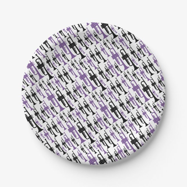 Prato De Papel Trompete (Frente)