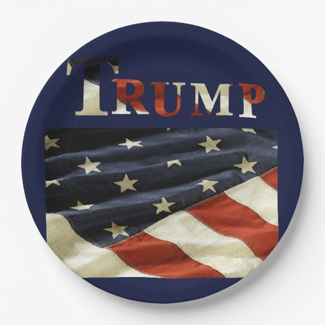 PRATO DE PAPEL TRUMP (Frente)