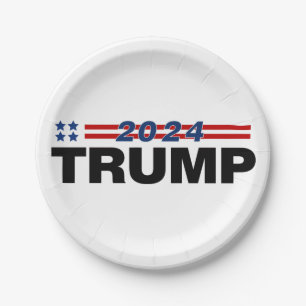 Prato De Papel Trump 2024