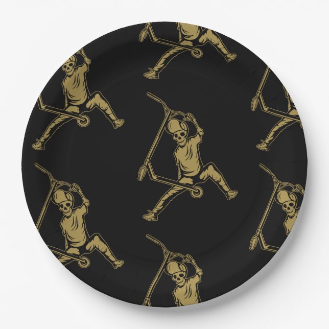 Prato De Papel Truques de Cavaleiro Sem Patinete Pro (Frente)