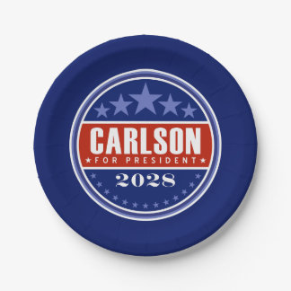 Prato De Papel Tucker Carlson Presidente 2028