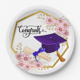 Prato De Papel Turma Graduada