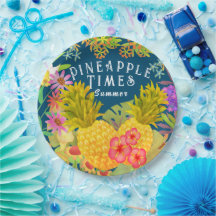 Turquesa Floral do Ananases