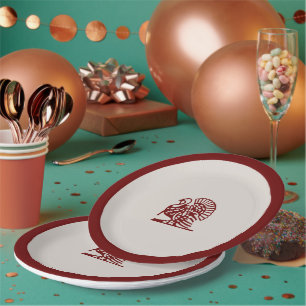 Prato De Papel Turquia de Ação de Graças