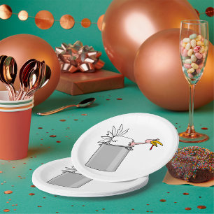 Prato De Papel Turquia Em Um Pote