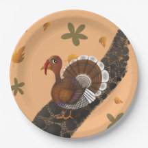 Turquia trilhando caminho de pedra com flores