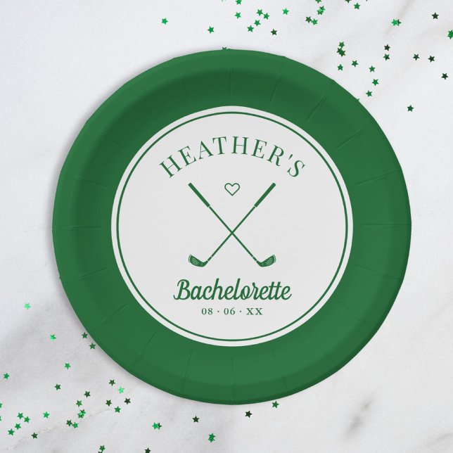 Prato De Papel Última Bachelorette de Golf Swing (Criador carregado)