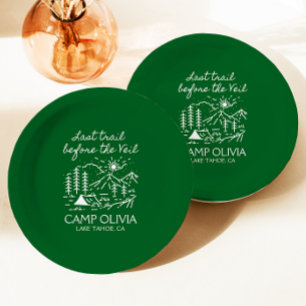 Prato De Papel Última Rastreio Antes Da Festa de solteira Do Véu