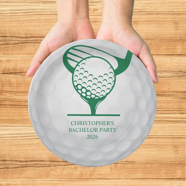 Prato De Papel Último Swing Golf Country Club Solteirão Preto Ver (Criador carregado)