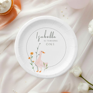 Prato De Papel Um Bobo Goose Fest Birthday Minimalismo С Lassis