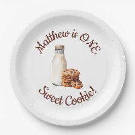 Prato De Papel Um Docinho! Primeira Festa de aniversário