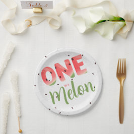 Prato De Papel Um em uma placa de papel Mellon