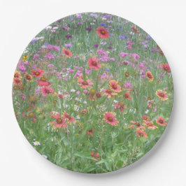 Prato De Papel "Um Jardim de Flores Selvagens"