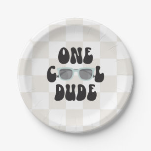 Prato De Papel Um Legal primeiro aniversario de óculos solares