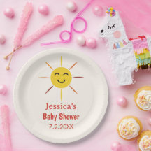 Um Pequeno Raio de Sol Personalizado Chá de Bebê