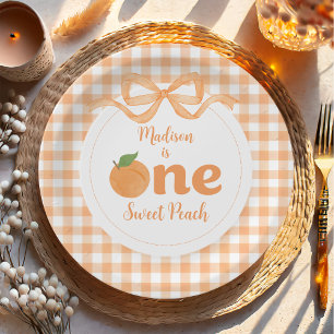 Prato De Papel Um primeiro aniversario de Peach Girl