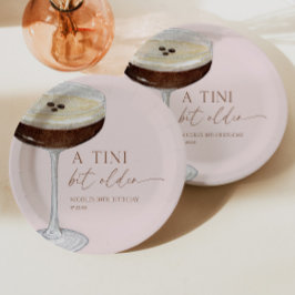 Prato De Papel Uma Festa de aniversário Tini Bit Antigo Expresso 