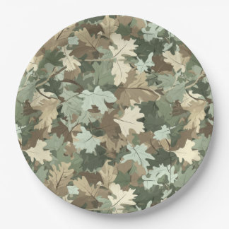 Prato De Papel Uma Série de Design de Camuflagem Realista #3