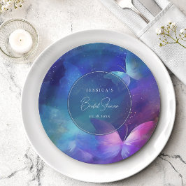 Prato De Papel Uma vida útil do Chá de panela das borboletas