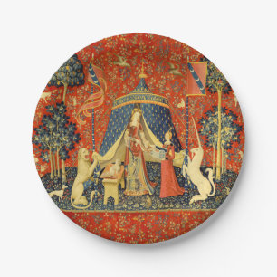 Prato De Papel Unicorn Tapestries Lady Legend Medieval