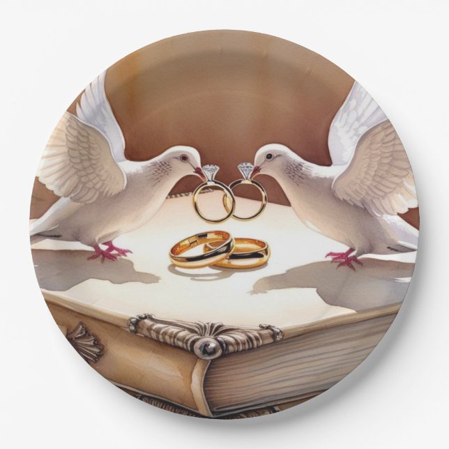 Prato De Papel Unificado no Amor (Frente)