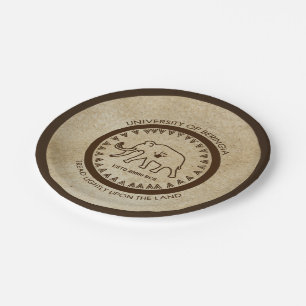 Prato De Papel Universidade de Beringia Mammoth Seal