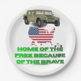 Prato De Papel Unstoppable veterans