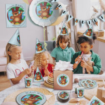 Ursa no aniversário da campina