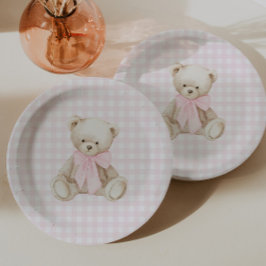 Prato De Papel Urso de Ginga Rosa Mal Podemos Esperar