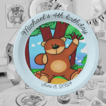 Urso no aniversário da pradaria 