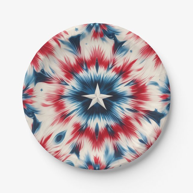 Prato De Papel USA Star (Frente)