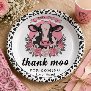 Prato De Papel Vaca Sagrada Estou Fazendo Um Aniversário de 1 Ano
