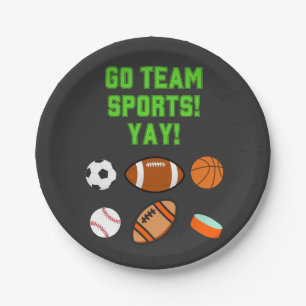 Prato De Papel Vai para o Time Sports Yay!