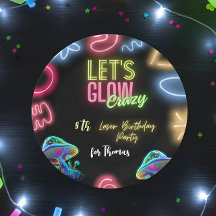 Vamos brilhar loucamente festa de aniversário a la