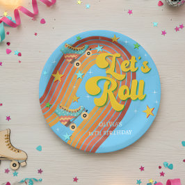 Prato De Papel Vamos rolo skate retrógrado arco-íris