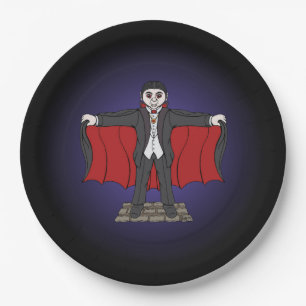 Prato De Papel Vampiro/Drácula
