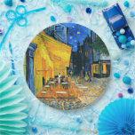 Prato De Papel Van Gogh - Cafe Terrace,<br><div class="desc">Vincent van Gogh,  famoso quadro,  Café Terrace.</div>