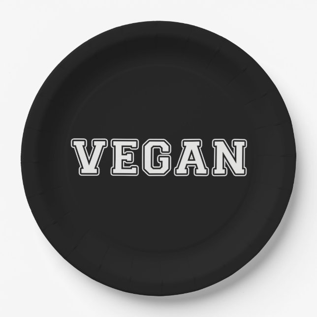 Prato De Papel Vegan (Frente)