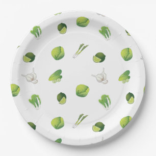 Prato De Papel Vegetais vegetais vegetais vegetais
