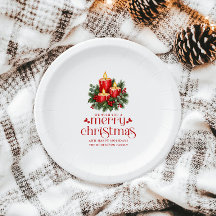 Velas de Natal & Decoração de Festas com Azevinho