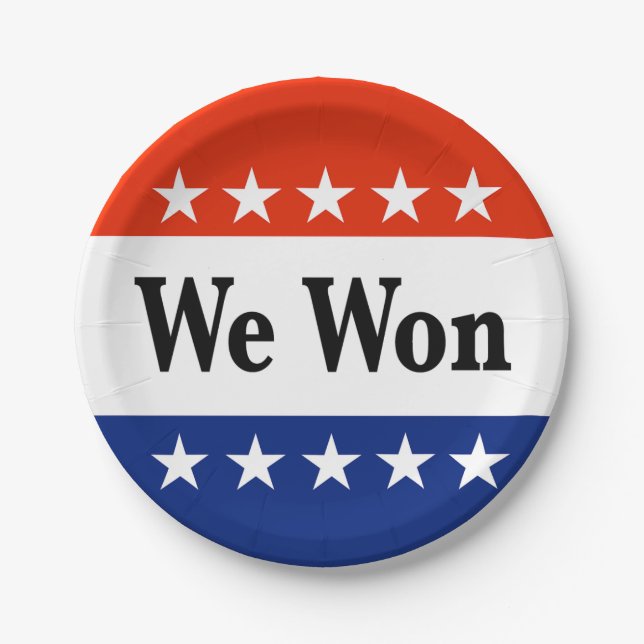 Prato De Papel Vencemos Eleições 2026 (Frente)