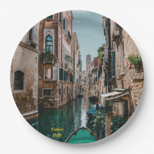 Prato De Papel Veneza Itália Cidade Flutuante