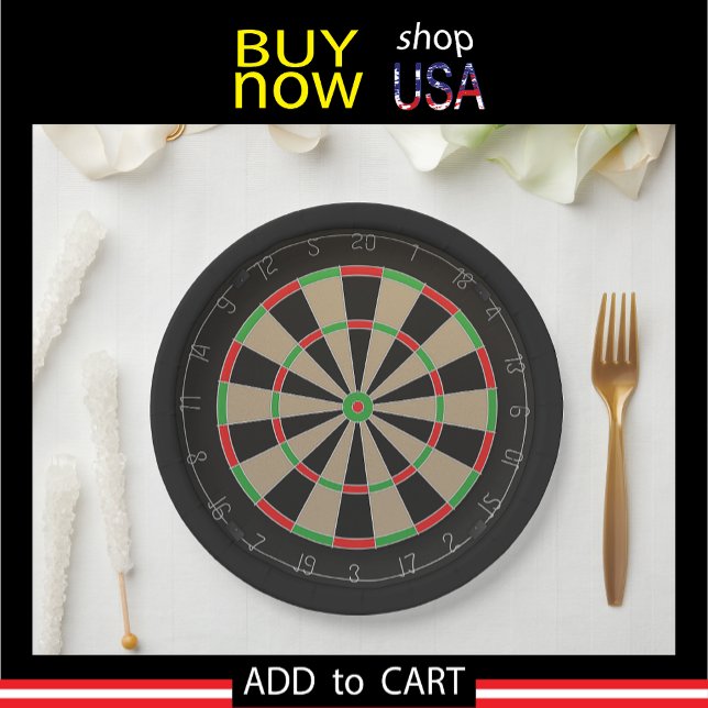 Prato De Papel Ventiladores 🎯 😍 Dartboard (Criador carregado)