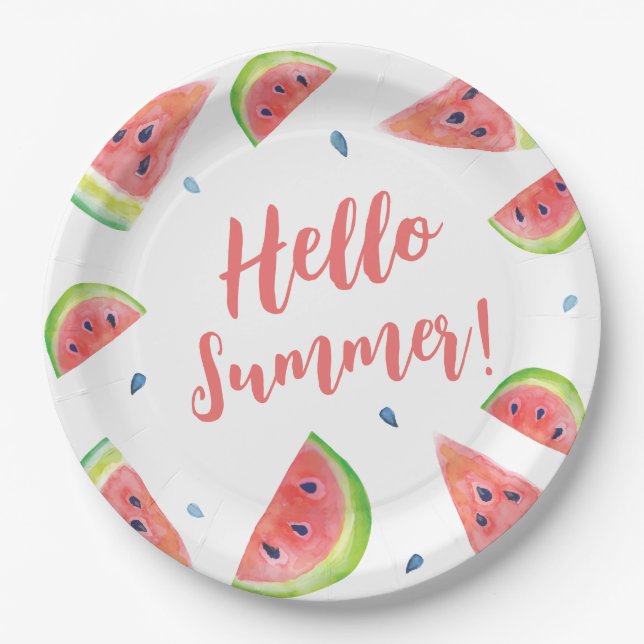 Prato De Papel Verão (Frente)