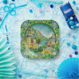 Prato De Papel Verde siciliano: Placa de Papel Melamina