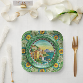 Prato De Papel Verde siciliano: Placa de Papel Melamina