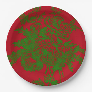PRATO DE PAPEL VERMELHO