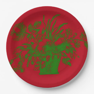 Prato De Papel Vermelho