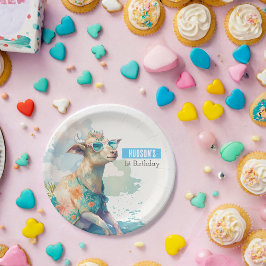 Prato De Papel Verões de Verão - Caprinos - Festa de aniversário 